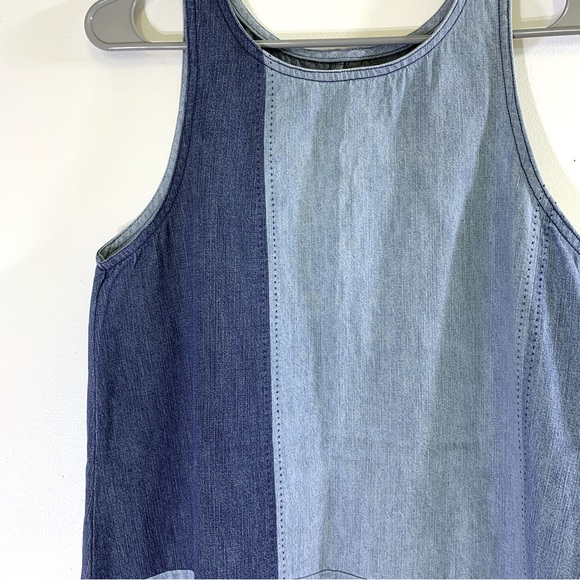 Patchwork Denim Dress - Picture 4 of 9